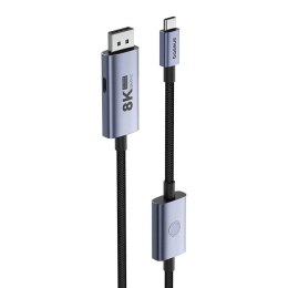 Adapter USB-C - DP Baseus 8K 1,5m (czarny)