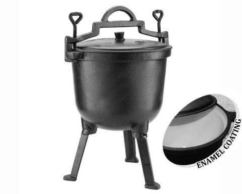 KOCIOŁEK ŻELIWNY MYŚLIWSKI 15L EMALIOWANY ZILNER ZL-5508