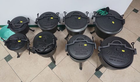 KOCIOŁEK ŻELIWNY MYŚLIWSKI 15L EMALIOWANY ZILNER ZL-5508