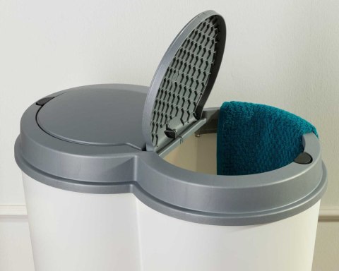 Kosz na śmieci dwukomorowy 50L