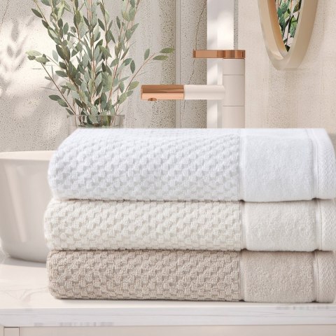 Mięsisty ręcznik FRIDA 50x90 granat Miękki, jednolity kolorystycznie ręcznik bawełniany o dużej gramaturze