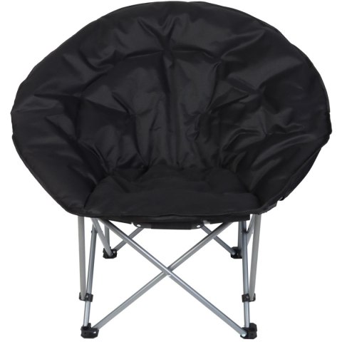 FOTEL TURYSTYCZNY SKŁADANY TRIP 83x80x40CM CZARNY