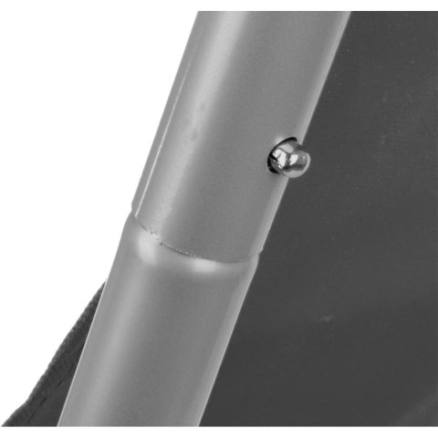 LEŻAK OGRODOWO PLAŻOWY SKŁADANY I TORBA SZARY ENERO CAMP