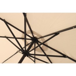 PARASOL OGRODOWY Z OŚWIETLENIEM LED 300CM BEŻOWY