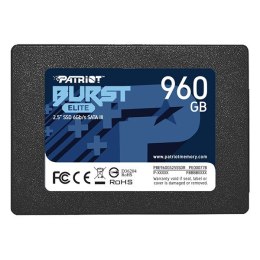 Dysk SSD PATRIOT Burst Elite 960 GB Burst Elite (2.5″ /960 GB /SATA III (6 Gb/s) /450MB/s /350MB/s)