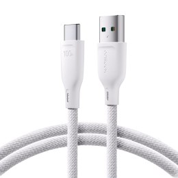 Kabel przewód USB-A - USB-C 100W szybki transfer Multi-Color Series 1m biały