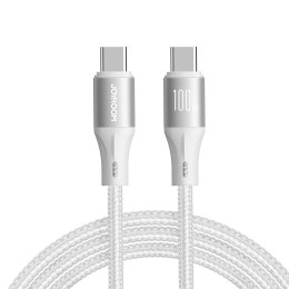 Kabel przewód USB-C 100W Light-Speed Series 1.2m biały