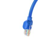 Kabel przewód sieciowy Ethernet Cat 6 RJ-45 1000Mb/s skrętka 3m niebieski
