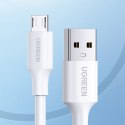 Kabel przewód PVC USB0-A - microUSB 480 Mb/s 0.25m biały