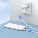 Kabel przewód PVC USB0-A - microUSB 480 Mb/s 1m biały