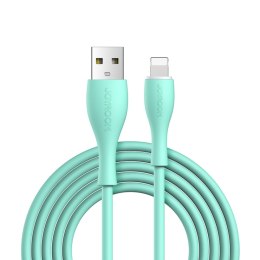 Kabel przewód do iPhone USB-A - Lightning 3A wskaźnik ładowania 2m zielony