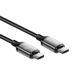 Kabel USB-C do USB-C Rocoren Retro Series, 100W, 2m (szary)