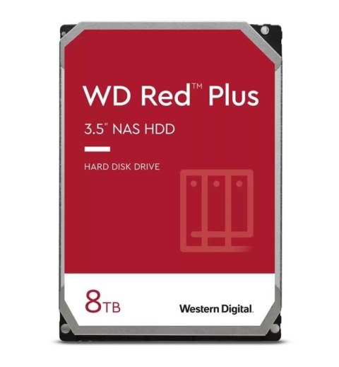 Dysk twardy WD Red Plus 8 TB 3.5" WD80EFPX