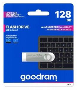 Pendrive (Pamięć USB) GOODRAM (128 GB \Srebrny )