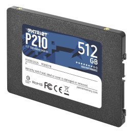 Dysk SSD PATRIOT P210 512 GB P210 (2.5″ /512 GB /SATA III (6 Gb/s) /520MB/s /430MB/s)