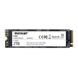 Dysk SSD PATRIOT P300 2 TB P300 (M.2 2280″ /2 TB /PCIe NVMe Gen3 x4 /2100MB/s /1650MB/s)