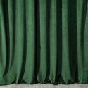 Zasłona welur MELANIE c. zieleń 140x250 Miękka, nowoczesna zasłona na przelotki, wykonana z eleganckiego, matowego welwetu w kol