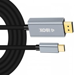 IBOX ITVCDP4K 1x USB typu C 1x DisplayPort
