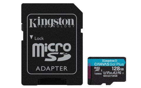 Karta pamięci KINGSTON 128 GB Adapter SD