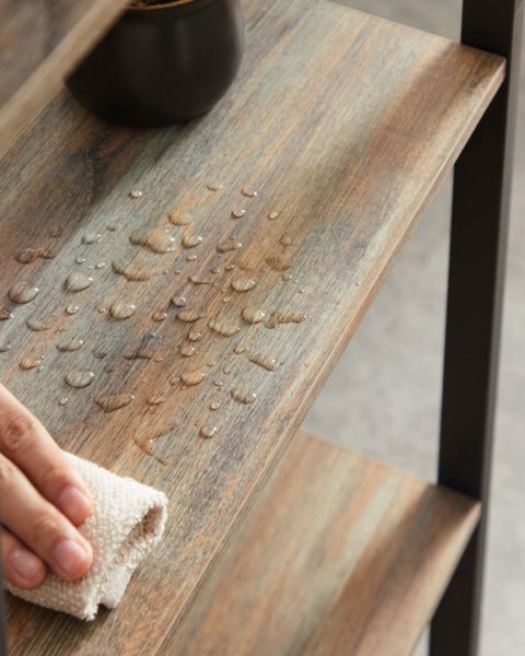 Podwójny regał na książki z 14 półkami Wszechstronny i solidny regał na książki wykonany ze stali w kolorze czarnym i płyty MDF 