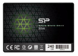Dysk SSD SILICON POWER Slim S56 240 GB Slim S56 (2.5″ /240 GB /SATA III (6 Gb/s) /560MB/s /530MB/s)