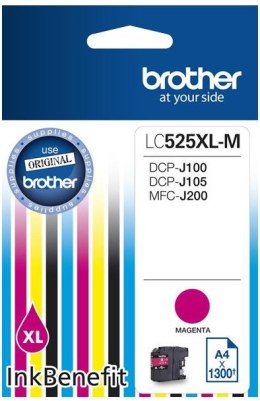 Kartridż BROTHER LC525XLM magenta LC-525XL-M