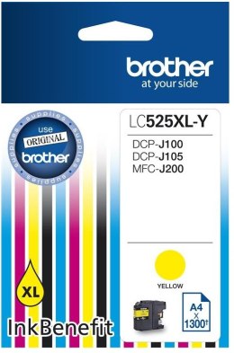 Kartridż BROTHER LC525XLY żółty LC-525XL-Y