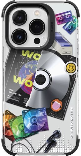 LAUT Pop Retro Music - obudowa ochronna do iPhone 15 Pro Max kompatybilna z MagSafe (retro music)