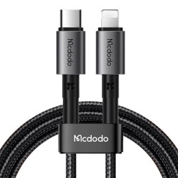 Kabel USB-C do lightning Mcdodo CA-2851, 36W, 1.8m (czarny)