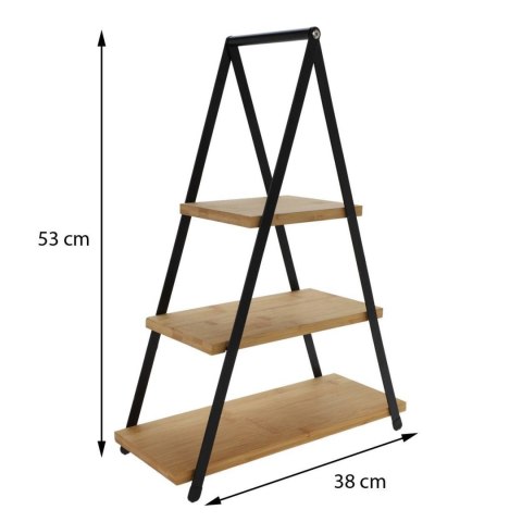 Patera piętrowa na przekąski 53 cm