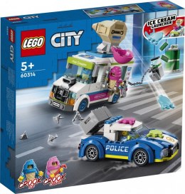 LEGO 60314 City - Policyjny pościg za furgonetką z lodami