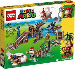 LEGO 71425 Super Mario - Przejażdżka wagonikiem Diddy Konga: zestaw rozszerzający
