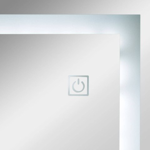 Lustro LED ze schowkiem na biżuterięDuże lustro stojące, posiada otwieraną ramę ze schowkiem na biżuterię, dodatkowo rama wyposa