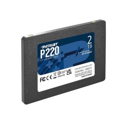 Dysk SSD PATRIOT P220S2TB25 P220 (2.5″ /2 TB /SATA III (6 Gb/s) /550MB/s /500MB/s)