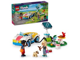 LEGO 42609 Friends - Samochód elektryczny i stacja ładująca
