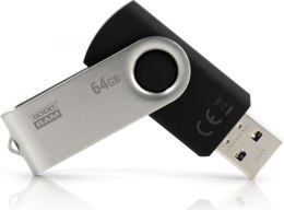 Pendrive (Pamięć USB) GOODRAM (64 GB \USB 3.0 \Srebrno-czarny )