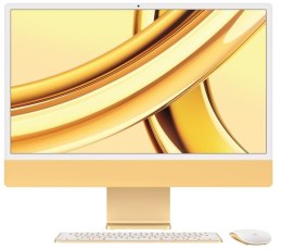 Komputer All-in-One APPLE iMac 24 Żółty (M3/8GB/SSD256GB)