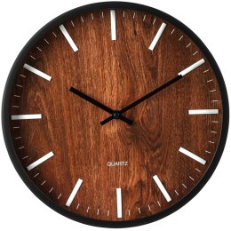 Zegar ścienny w imitacji drewna 30 cm