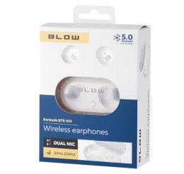 Słuchawki bezprzewodowe BLOW BTE100 (Biały)