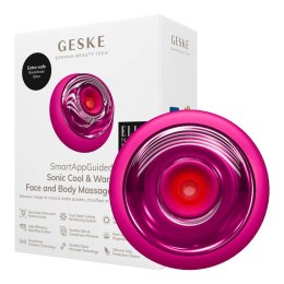 Soniczny masażer do ciała i twarzy Cool&Warm 9w1 Geske (magenta)