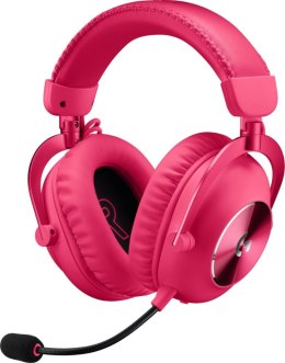 Słuchawki z mikrofonem LOGITECH G Pro X2 Lightspeed Różowy Różowy