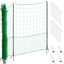 Siatka zagroda ogrodzenie hodowlane dla kur drobiu 1.25 x 15 m