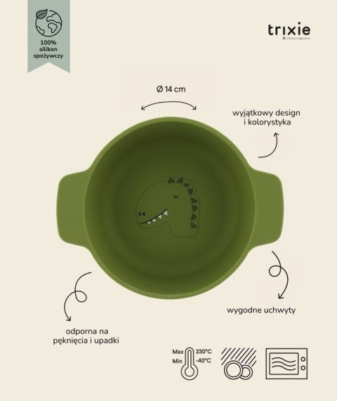 Dinozaur Silikonowa Miseczka