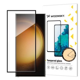 Szkło hartowane 9H do Samsung Galaxy S24 Ultra z czarną ramką Full Glue