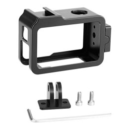 Metalowa obudowa z mocowaniem typu zimna stopka PULUZ do DJI Osmo Action 4/3