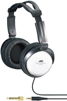 Słuchawki nauszne JVC HA-RX500 (3.5m /3.5 mm (pozłacany) wtyk/Czarno-biały)
