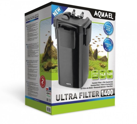Aquael ULTRA FILTER 1400 Filtr Zewnętrzny Akwarium 250-500L + Gratis!