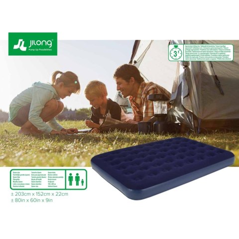 MATERAC FLOKOWANY 2-OSOBOWY QUEEN 203x152x22CM 20256-1