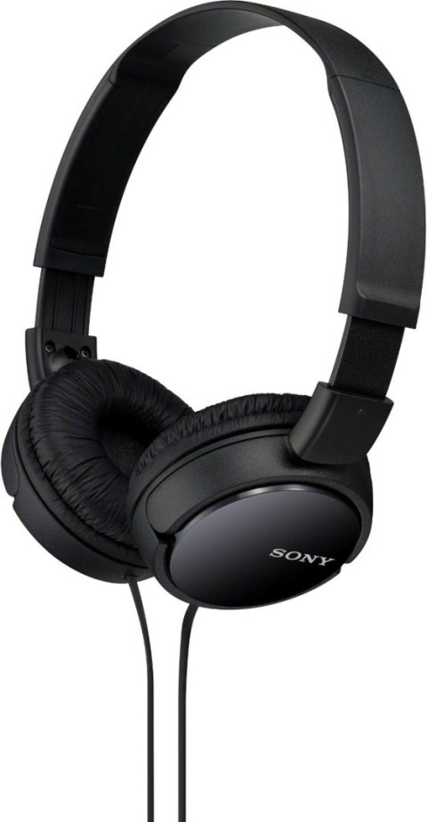 Słuchawki Na głowę SONY MDR-ZX110B (1.2m /3.5 mm (pozłacany) wtyk/Czarny)