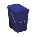 Kosz pojemnik do segregacji sortowania śmieci i odpadków - niebieski 10L